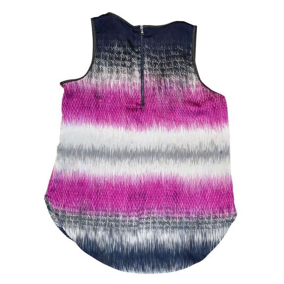 Sleeveless Kenneth Cole Top Multicolor Ombre Design Art whimsical fairycore - Picture 2 of 6